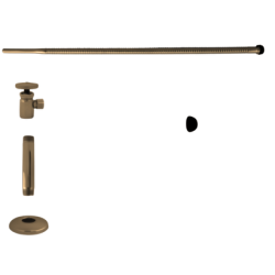 RKB0013 1/2" IPS * 3/8" * 20 " Corrugated Riser Kit - Round Handle.